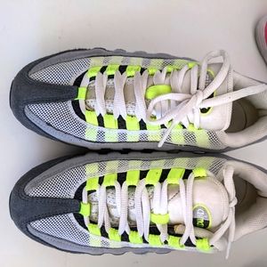 Nike Air Max 95 2012 5y grey/volt